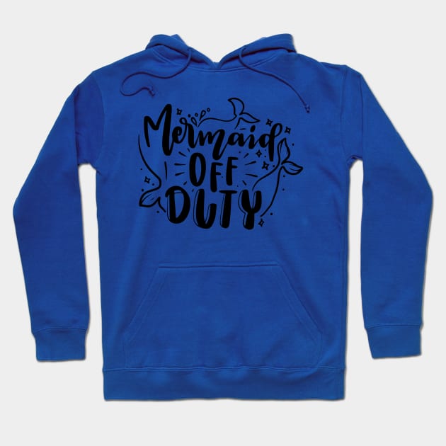 mermaid off duty Hoodie by Uri Holland 